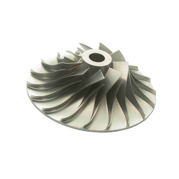 The engine has built-in structural parts and impeller rotor